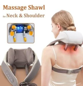 Neck And shoulder Back massager with Heat Deep Kneading Massage for Neck Back sh