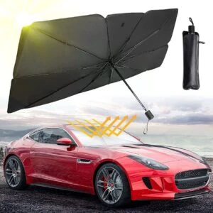Sunshade car umbrella foldable car carbon fibre umbrella (ST-101)