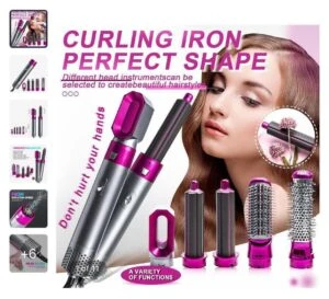5 in 1 Hair Comb Straightener Brush Blow dryer (ST-101)