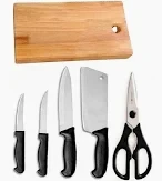 Knife Set With Wooden Chopping Board(ST-101)