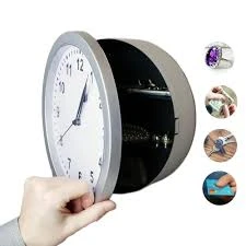 wall clock with secret compartment