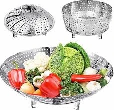 Vegetable Steamer Basket BIG 16.5 cm (ST-102)